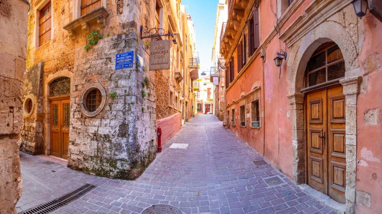 Alley at Chania old town