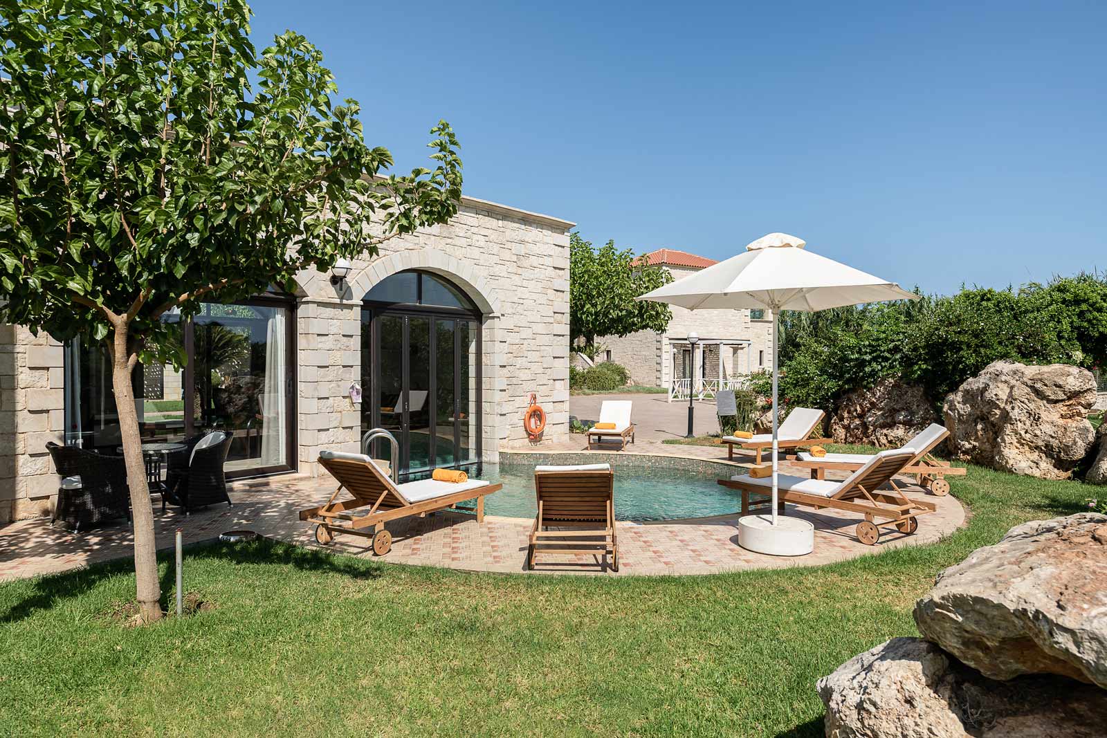 Villa's outdoor pool