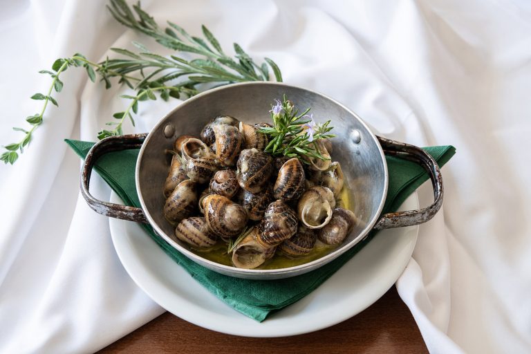 Fried snails-traditional crtan dish