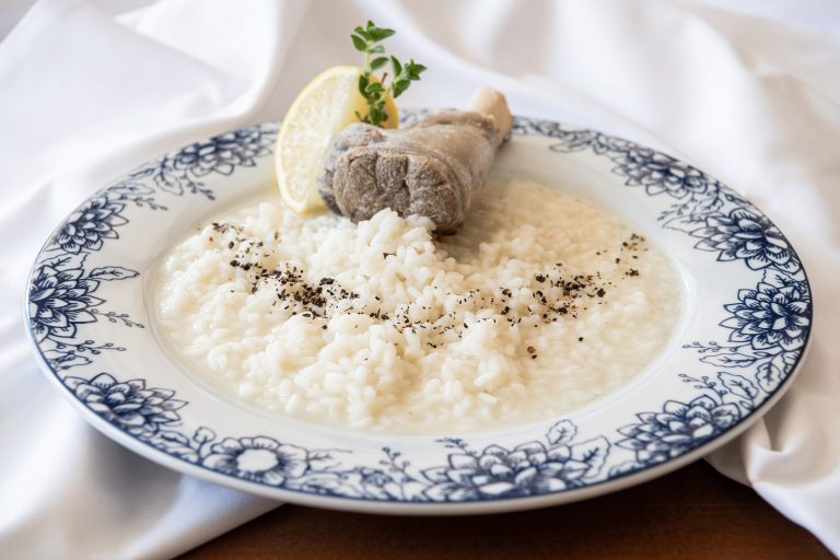 Wedding risotto-traditional cretan dish