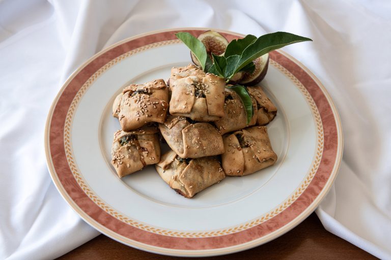 Cretan cheese pastries(kaltsounia)